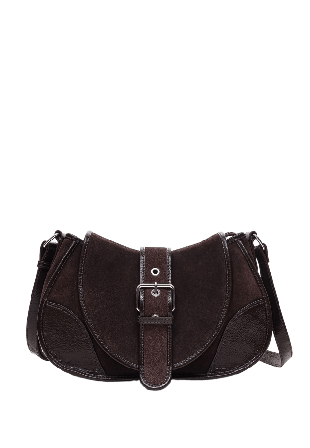 Nunoo Maria Suede Chocolate Handväskor Dam Brun MEDIUM