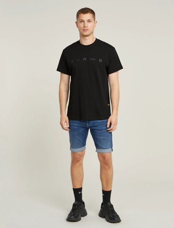 G-Star 3301 Slim Short - Blue - 300