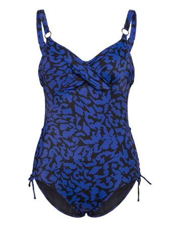 Hope Bay Uw Twist Front Swimsuit With Adjustable Leg Fantasie Blue