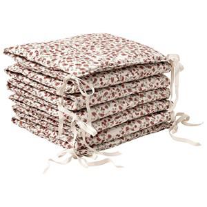 garbo&friends 360 x 30cm Cream Royal Cress Bumper One Size - Bedding - One size - Red