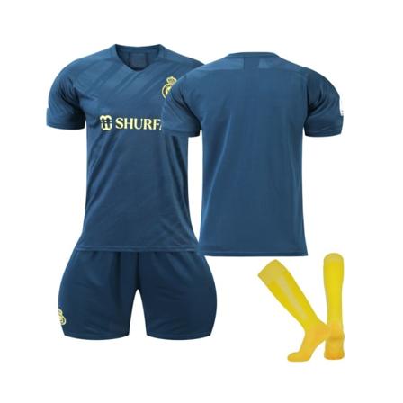 (Al Nassr bortatröja 2022/23 3-delad fotbollströja för barn, vuxna XXL(190-200CM)