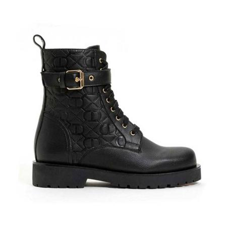 Twinset Lace-up Støvler Sort, Dame, Størrelse: 36 EU