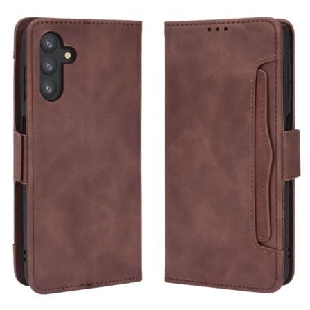 Monikäyttöinen lompakkokotelo Samsung Galaxy A13 - Ruskea