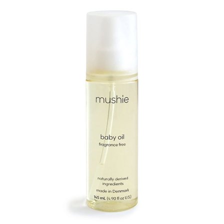Mushie Baby Olie Parfumefri 145 ml, Skincare, Skincare Til Børn, Babyolie