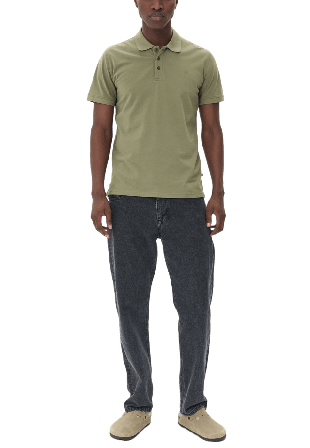 Matinique MApoleo Melange Poloshirt T-shirts Herr Grön M