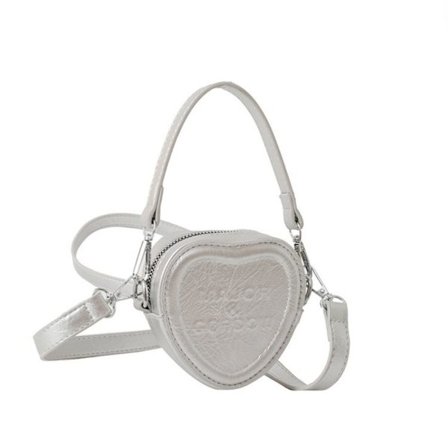 Søte hjerteformede mini crossbody-vesker Trend koreansk mote