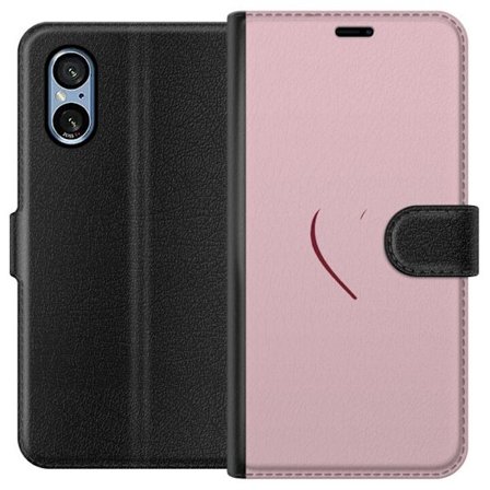 Kompatibelt Lommeboketui til Sony Sony Xperia 5 V SoftPinkLove