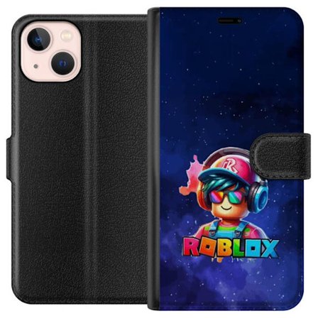 Yhteensopiva Lompakkokotelo Apple Apple iPhone 13 Roblox Space Explorer Design futuristisella avaruusteemalla, jossa on värikkäät yksityiskohdat, p