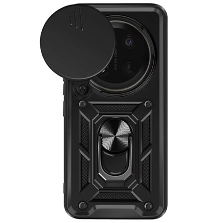 Kansi Honor Magic 7 Lite - Mayaxess - Musta - Iskunkestävä - Tuki rengas - Kamerasuoja