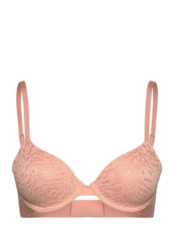 Calvin Klein Lightly Lined Demi Korall
