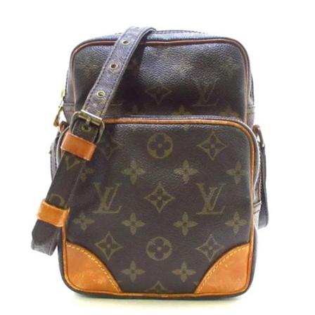 Louis Vuitton Vintage, Pre-owned Polyester Amazone Bruin, Dames, Maat:ONE Size,Canvas