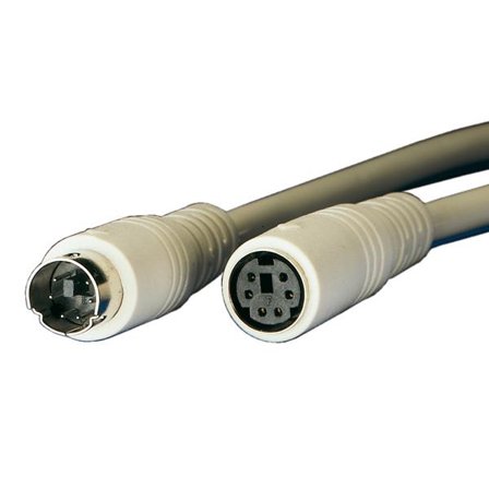 ROLINE PS/2 Cable, M/F, 1.8m