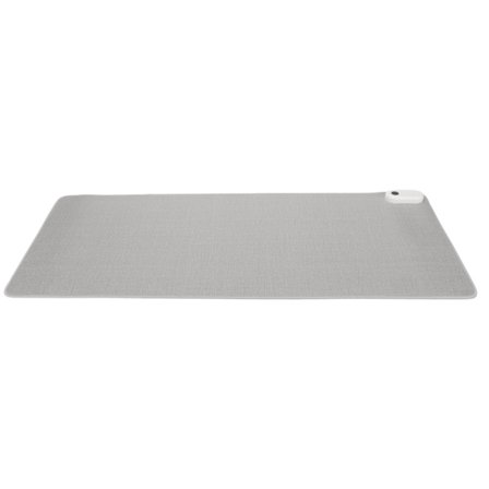 Oppvarmet Musematte 150W 80x33cm 3 Temperaturmoduser Auto Av Rask Oppvarming Varmt Skrivebordsunderlag for Kontor Husholdningsbord EU Plugg 220V Grå