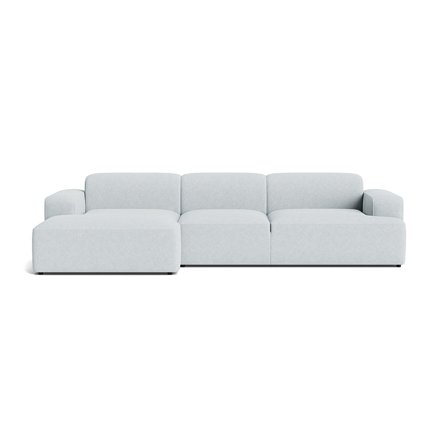 Madrid XL chaiselong sofa, venstrevendt - Aragon Krystal Blå - 317x101x75 - Sofa, chaiselong