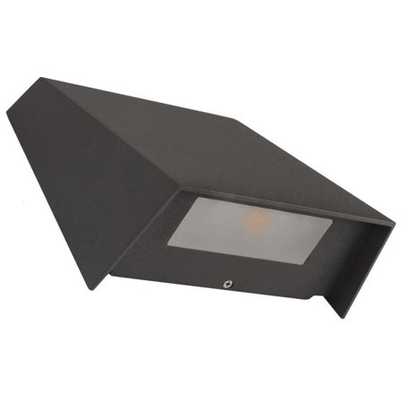 Hide-a-Lite Edge XL Veggarmatur 3000 K, 660 lm, 160, 12,5 W, IP65 Antrasitt, Belysning