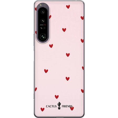 Yhteensopiva Puhelinkuori Sony Sony Xperia 1 IV Cactus and Friends – HeartSprinkle
