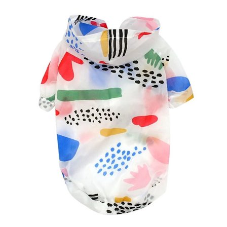Hund Solskyddade Kläder Solskydd Hoodie XLMULTICOLORED