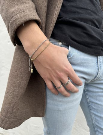 Samie Basic Chain Bracelet - Silver - ONE SIZE