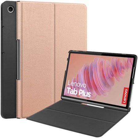 Lenovo Tab Plus Kotelo Tri-fold Rose Gold