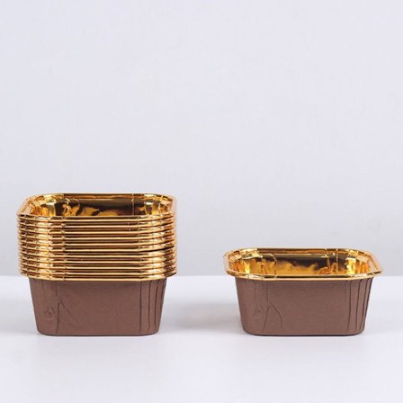 50 st aluminiumfolie plåtbägare Dessertkoppar B B