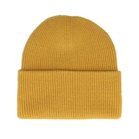 Beechfield - Yellow cuff Beanie - Engineered Mustard Soft Deep Cuffed @ Hatstore