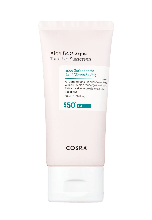 COSRX Aloe 54,2 Aqua Tone Up Sunscreen Solskydd & solvård Dam 50ML