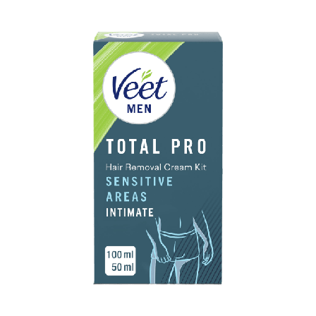 Veet Hair Removal Kit For Intimate Area Rakning Herr 150 ML