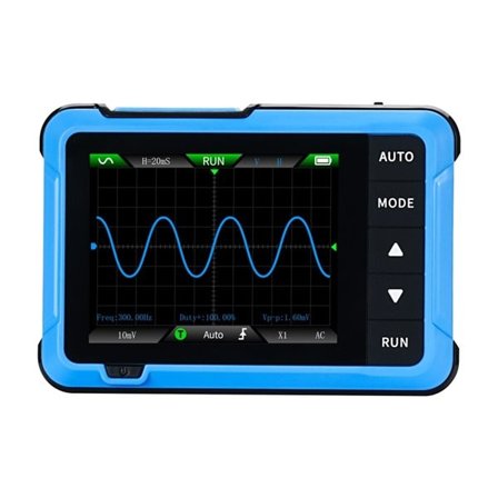 Bærbart 2-i-1 mini-oscilloskop FNIRSI DSO510 signalgenerator