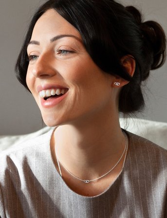 Drakenberg Sjölin Love Necklace - Silver - ONE SIZE