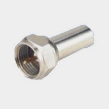 Złącze VHF F-męskie 1852-Marine, do kabla koncentrycznego Ø6 mm (RG58), zaciskane, 2-pack - Jachtowa