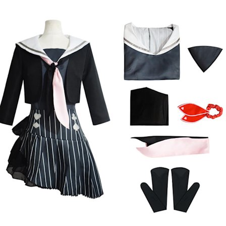 Akiyama Mizuki Cosplay Kostume Project Sekai Uniform Kjole Cosplay Outfits Halloween Fest for Kvinder Piger