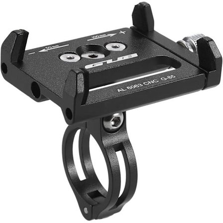 Universaali säädettävä pyörän puhelinteline - GPS-teline, pidikepidike maastopyörään, musta