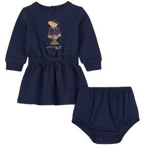 Kids - Ralph Lauren Branded Sweat Dress Navy 24 Months - Dresses - 24 months - Navy