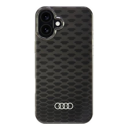 Audi IML Stitching Pattern MagSafe iPhone 16 Plus 6.7" Black Hardcase AU-IMLMIP16M-Q5/D3-BK