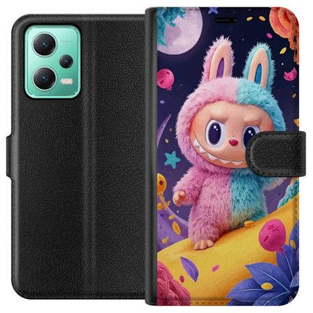 Kompatibelt Lommeboketui til Xiaomi Xiaomi Redmi Note 12 Samleobjekt monsterkanin med hettegenser utgave