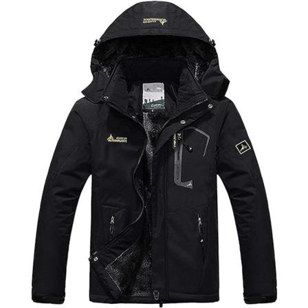 Svart 3XL huvtröja i fleece med plusstorlek för män black 3XL