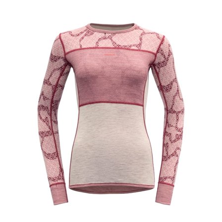 Devold Tomra Woman Shirt Women long-sleeved sweaters Pink M