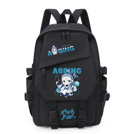 Ny ankomst skolesekk for mellomtrinnet Nezha Ao Bing ryggsekk for gutter og jenter, ny stor kapasitet anime ryggsekk