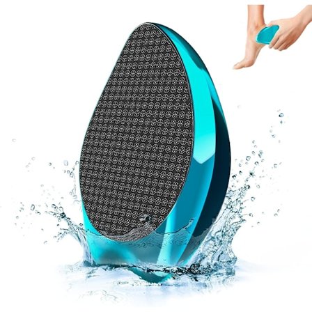 Jalkarasp (sininen), nano-lasinen kovettunut ihonpoistaja, jalkakaavin, salonin kotipedikyyrityökalu jalkahoitoon, voidaan käyttää märkiin/kuiviin 