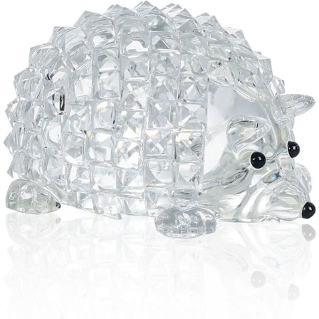 Glass Hedgehog Figurine Collections Statues Crystal Annimal Hedgehog Home Decorative Ornaments Gifts for Women