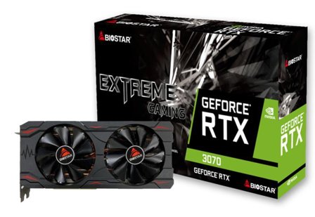 BIOSTAR GeForce RTX 3070 8 GB GDDR6