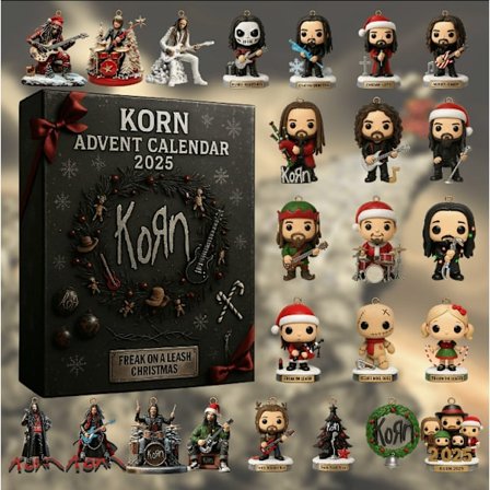 KORN Adventskalender, Akryl Nøkkelringer