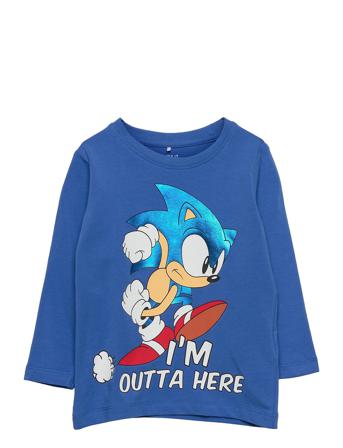 Nmmnuuk Sonic Ls Top Box Vde Blue Name It