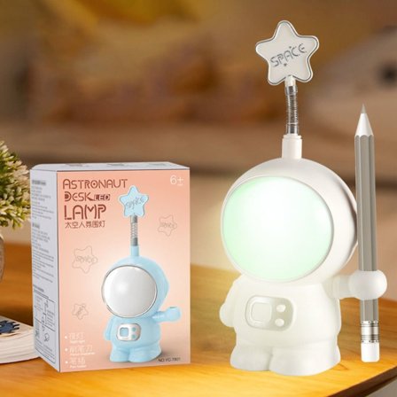 Astronaut USB Nattlys HVIT