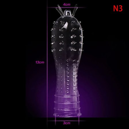 22 Styles Blød Genanvendelig Krystal Hud Penisring Forsinkelse Udvidelse Ekspansion Legetøj til Voksenfest