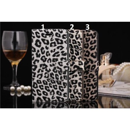 Iphone 6 Plus 5.5" Plånboksfodral / Fodral Leopard