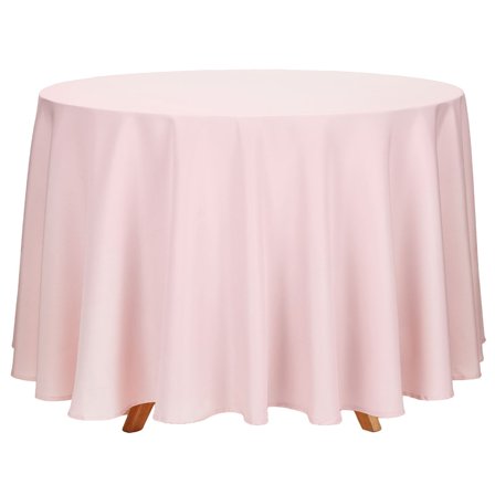 Rund Bordsduk Gammalrosa 230 cm