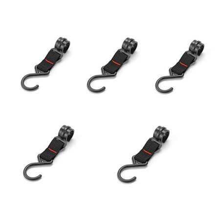 5/10 kpl Koukku Riippuva Retkikoukku MUSTA 5 KPL 5 KPL