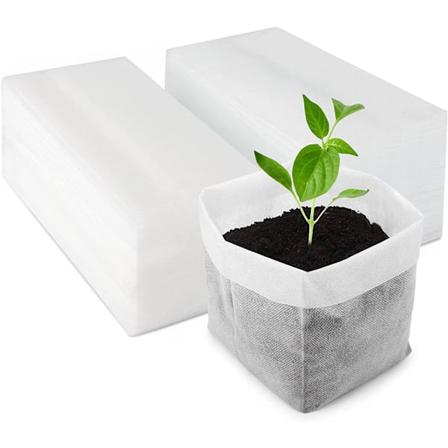 Plantväxtpåsar, 100 st 9,8 x 11 i non-woven tyg