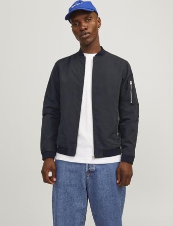 Jack & Jones Jjerush Bomber Noos - Black - M